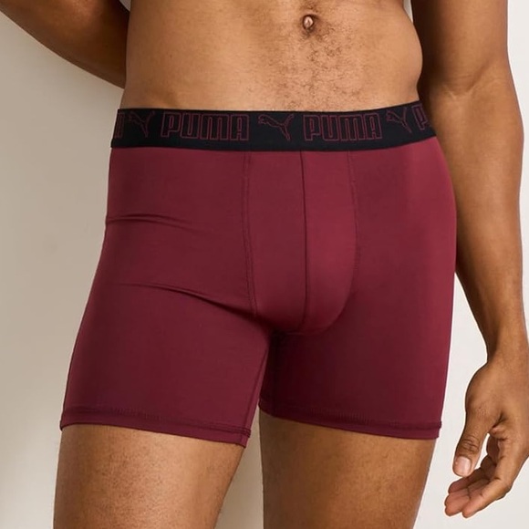 Puma Other - PUMA 5PK Performance Boxer Briefs Multicolor MED 32-34 Waist NWT